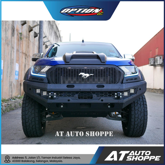 OPTION 4WD Front Bumper V1 For Ford Ranger T7 T8 XLT XL Wildtrak