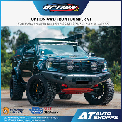 OPTION 4WD Front Bumper V1 for Ford Ranger Next Gen 2023-Current