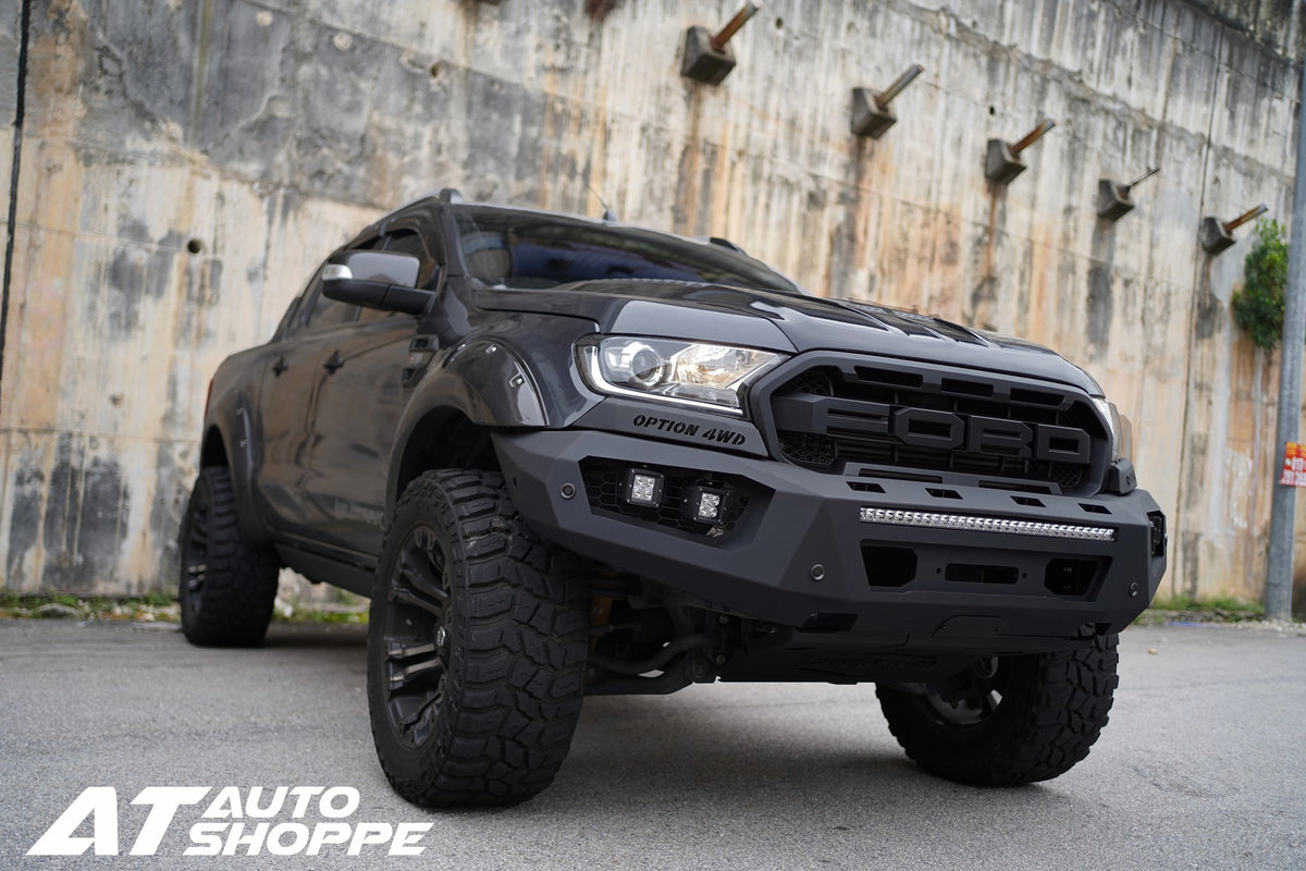 OPTION 4WD Front Bumper V3 For Ford Ranger (2015-2021) T7 T8 XL XLT XLT+ Wildtrak Bullbar