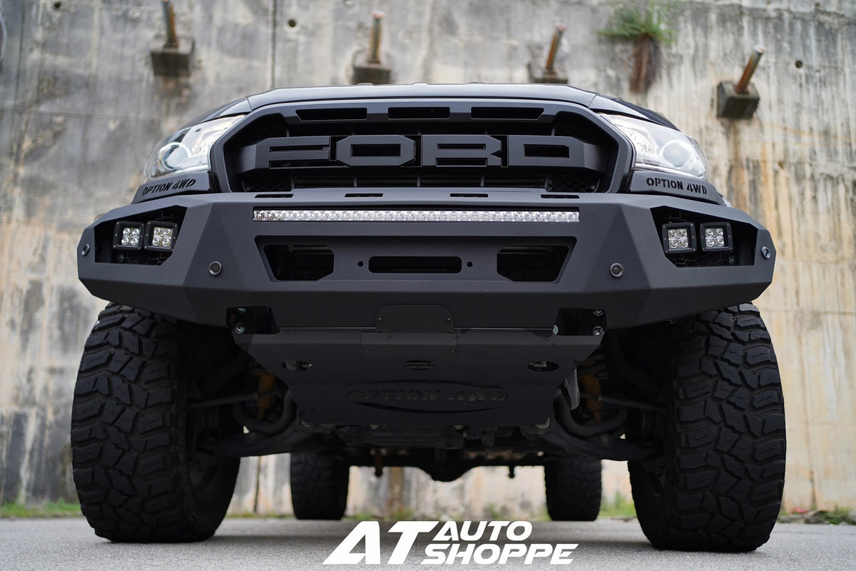 OPTION 4WD Front Bumper V3 For Ford Ranger (2015-2021) T7 T8 XL XLT XLT+ Wildtrak Bullbar