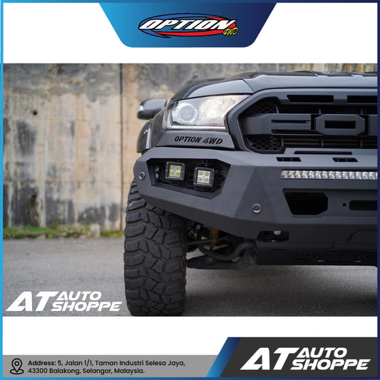OPTION 4WD Front Bumper V3 For Ford Ranger (2015-2021) T7 T8 XL XLT XLT+ Wildtrak Bullbar