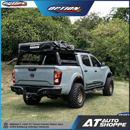 Option 4WD Rear Bumper Fighter For Nissan Navara PRO X4 / NP300