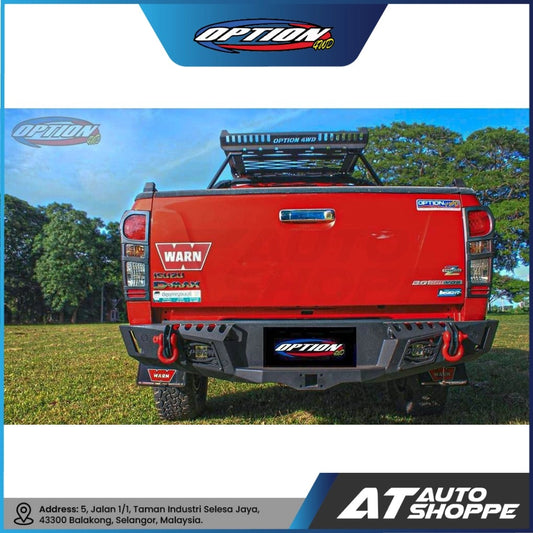 OPTION 4WD Rear Bumper Sporty For Isuzu DMAX