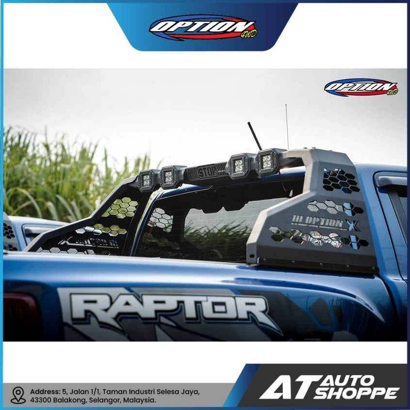 OPTION 4WD Roll Bar Option X For Ford Ranger Raptor Mitsubishi Triton Isuzu Dmax Toyota Hilux Navara