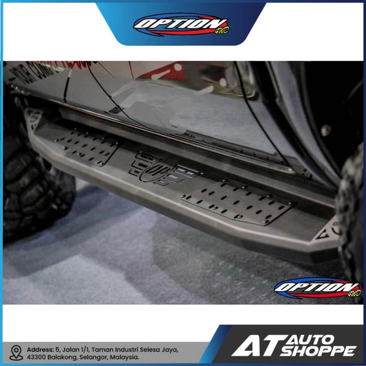 OPTION 4WD Side Step V1 For Ford Ranger (2015-2021) T6 T7 T8 XL XLT XLT + Wildtrak Raptor 2.0