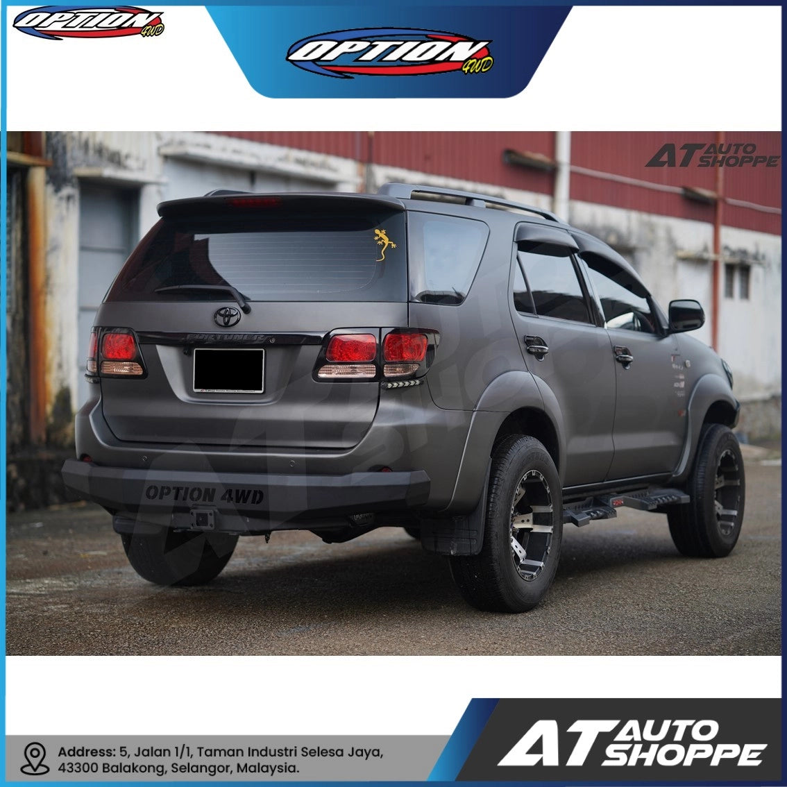 OPTION 4WD Towing Bar For Toyota Fortuner (2004-2015)