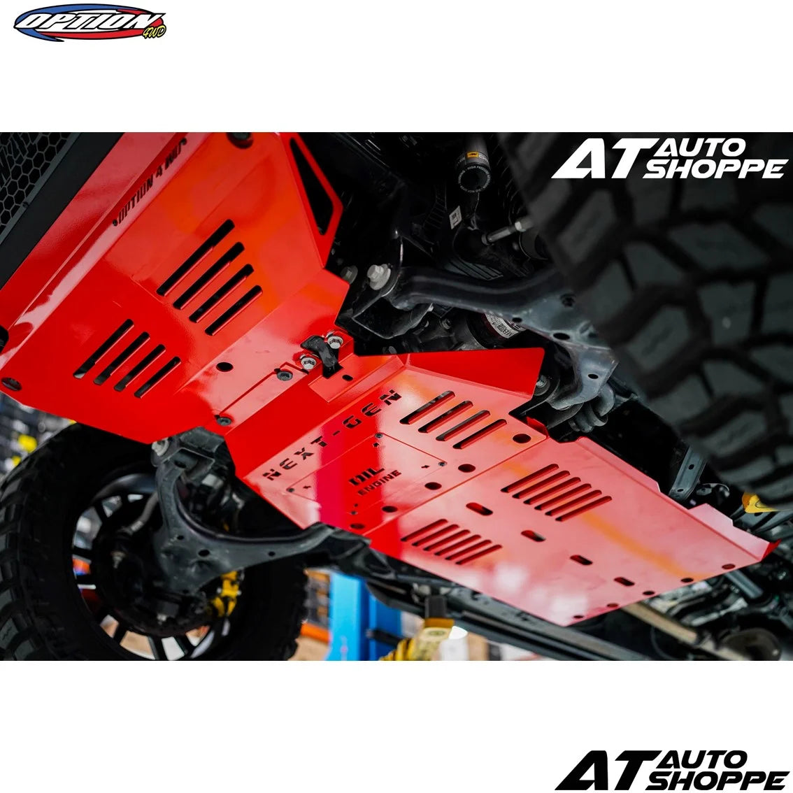 Option 4WD Underbody Protection Plate (3 Pcs) For Ford Ranger Next Gen T9 2023-Current