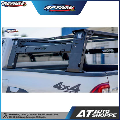 OPTION 4WD Universal Bed Rack For Roof Top Tent 4X4 Pick Up Ford Ranger Toyota Hilux Isuzu DMAX