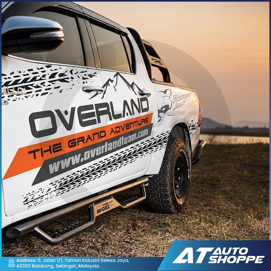 Overland Side Step Andez For Toyota Hilux 2015-Current Revo Rocco Rogue