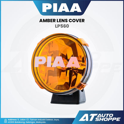 PIAA amber lens cover LP560 on a white background with PIAA branding.