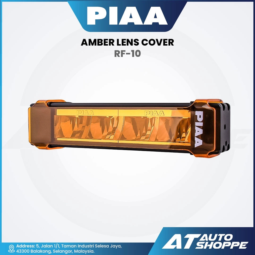 PIAA amber lens cover RF-10 on a white background with PIAA branding.