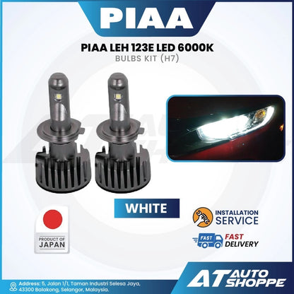PIAA LEH 123E LED 6000K Bulbs Kit (H7)