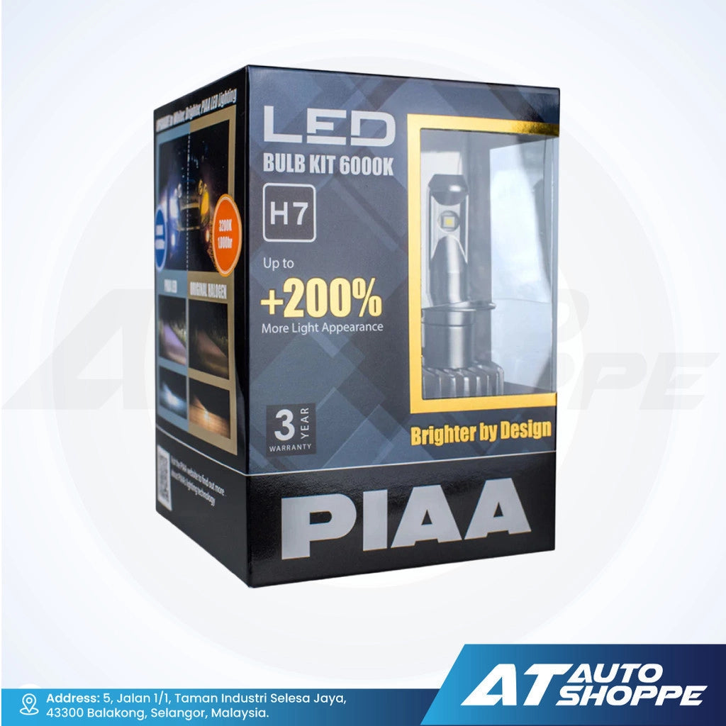 PIAA LEH 123E LED 6000K Bulbs Kit (H7)