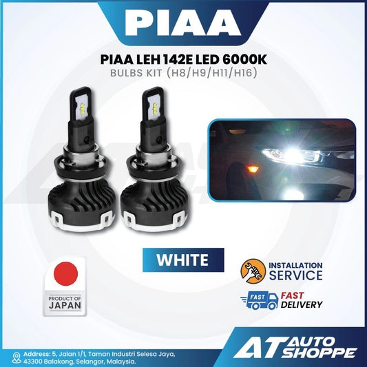 PIAA LEH 142E LED 6000K Bulbs Kit (H8/H9/H11/H16)
