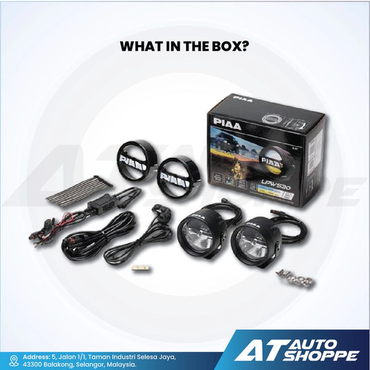 PIAA LPW530 (3.5") LED White 6000K + Yellow 2500K Dual Colour Driving Beam Kit (Product of Japan)