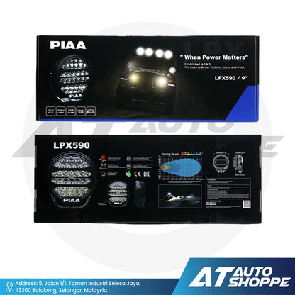 PIAA LPX590 9 Inch White LED Driving Beam Kit
