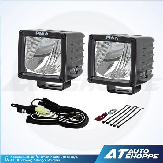 PIAA RF3 (3") 6000K RF Series LED Cube Light Driving Beam (Product of Japan)