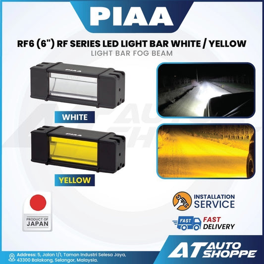 PIAA RF6 (6") RF Series Led Light Bar White / Yellow (Product of Japan)
