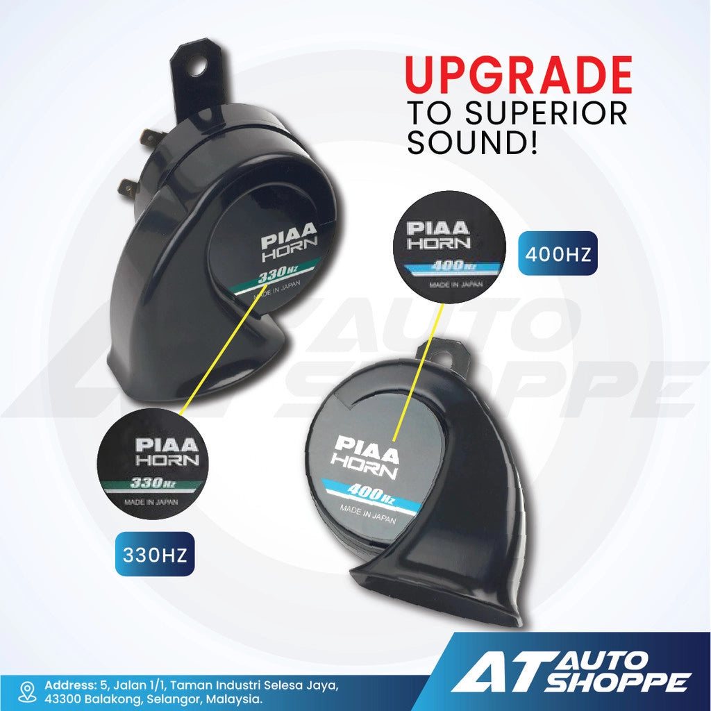 PIAA Superior Bass Horn 330/400Hz 112db (1 pair) (Made In Japan)