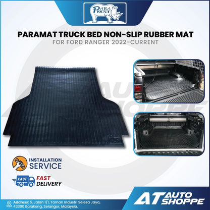 Paramat Truck Bed Non-Slip Rubber Mat for Pickup Trucks