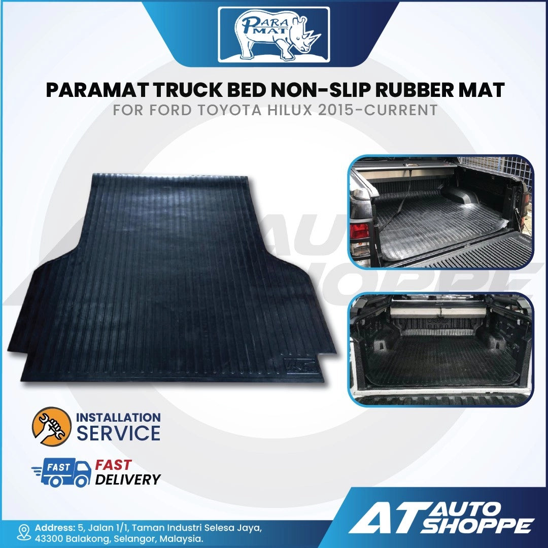 Paramat Truck Bed Non-Slip Rubber Mat for Pickup Trucks