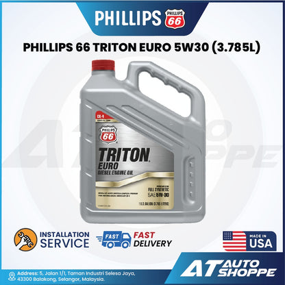Phillips 66 Triton Euro 5W30 (3.785L)