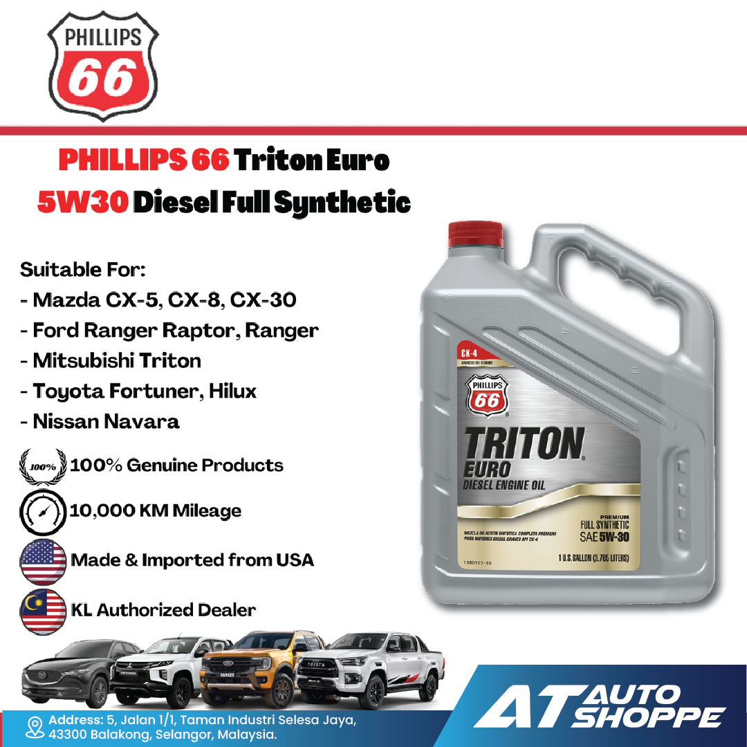 Phillips 66 Triton Euro 5W30 (3.785L)