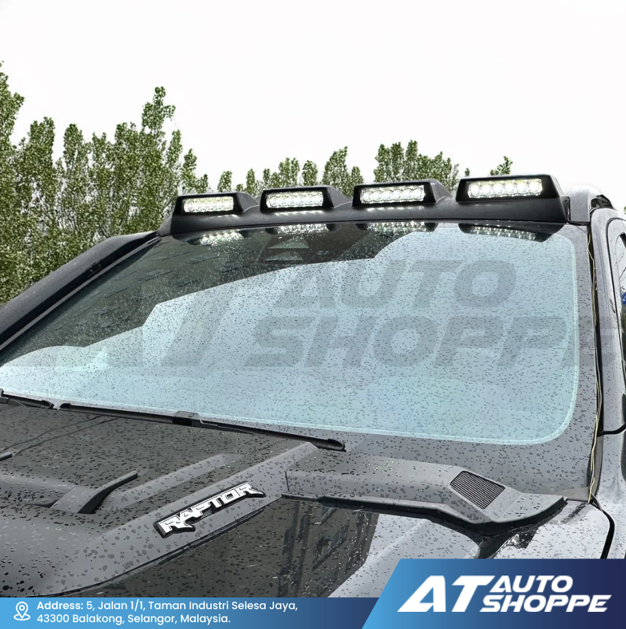 Predator Night Hawk Style Roof LED for Ford Ranger Next Gen T9 XLT Wildtrak Raptor V6