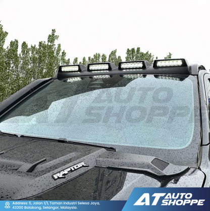 Predator Night Hawk Style Roof LED for Ford Ranger Next Gen T9 XLT Wildtrak Raptor V6