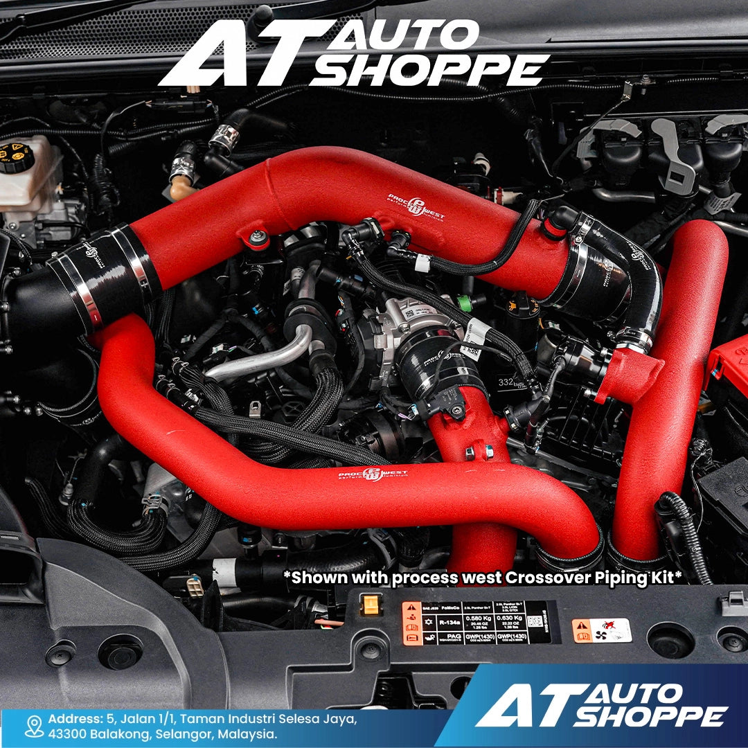 Process West 3.5 Inch Crossover Pipe for Ford Ranger Raptor V6 Petrol Next Gen 2023-Current