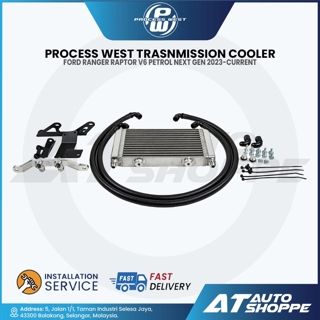 Process West Transmission Cooler Kit for Ford Ranger Raptor V6 Petrol Next Gen 2023-Current