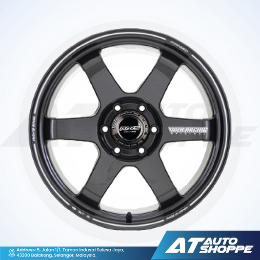 RAYS TE37-Gloss Black 18x10 ET0 6x114.3 Wheel (1 Piece)
