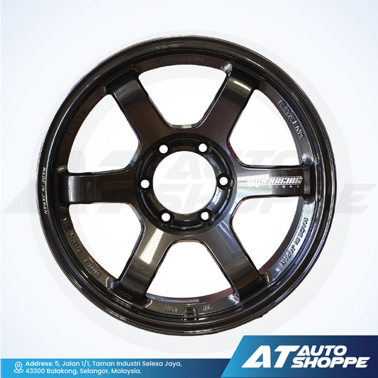 RAYS TE37-Gun Metal 18x10 ET0 6x114.3 Wheel (1 Piece)