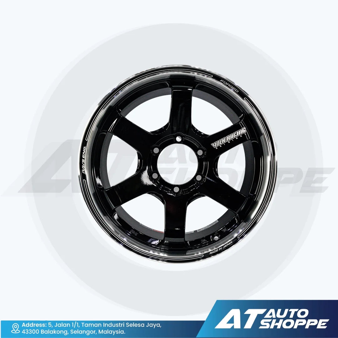 RAYS Volk Racing TE37SB Tourer 18x8.5 ET22 6x139.7 Black/Rim DC Wheel