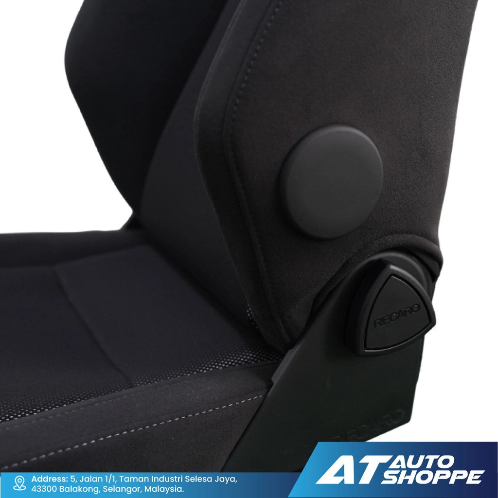 Recaro Sport Seat SR-C BK100 Black & Silver Bucket Seat