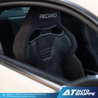 Recaro Sport Seat SR-C BK100 Black & Silver Bucket Seat
