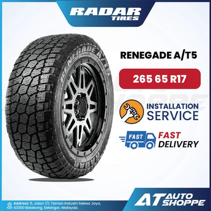 Radar Renegade A/T5 17 Inch All Terrain Tyre (1 Tire)