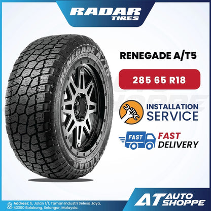Radar Renegade A/T5 18 Inch All Terrain Tyre (1 Tire)