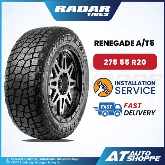 Radar Renegade A/T5 20 Inch All Terrain Tyre