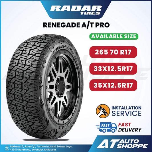 Radar Renegade A/T Pro 17 Inch All Terrain Tyre (1 Tire)