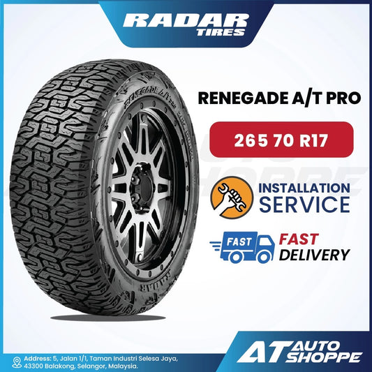 Radar Renegade A/T Pro 17 Inch All Terrain Tyre (1 Tire)