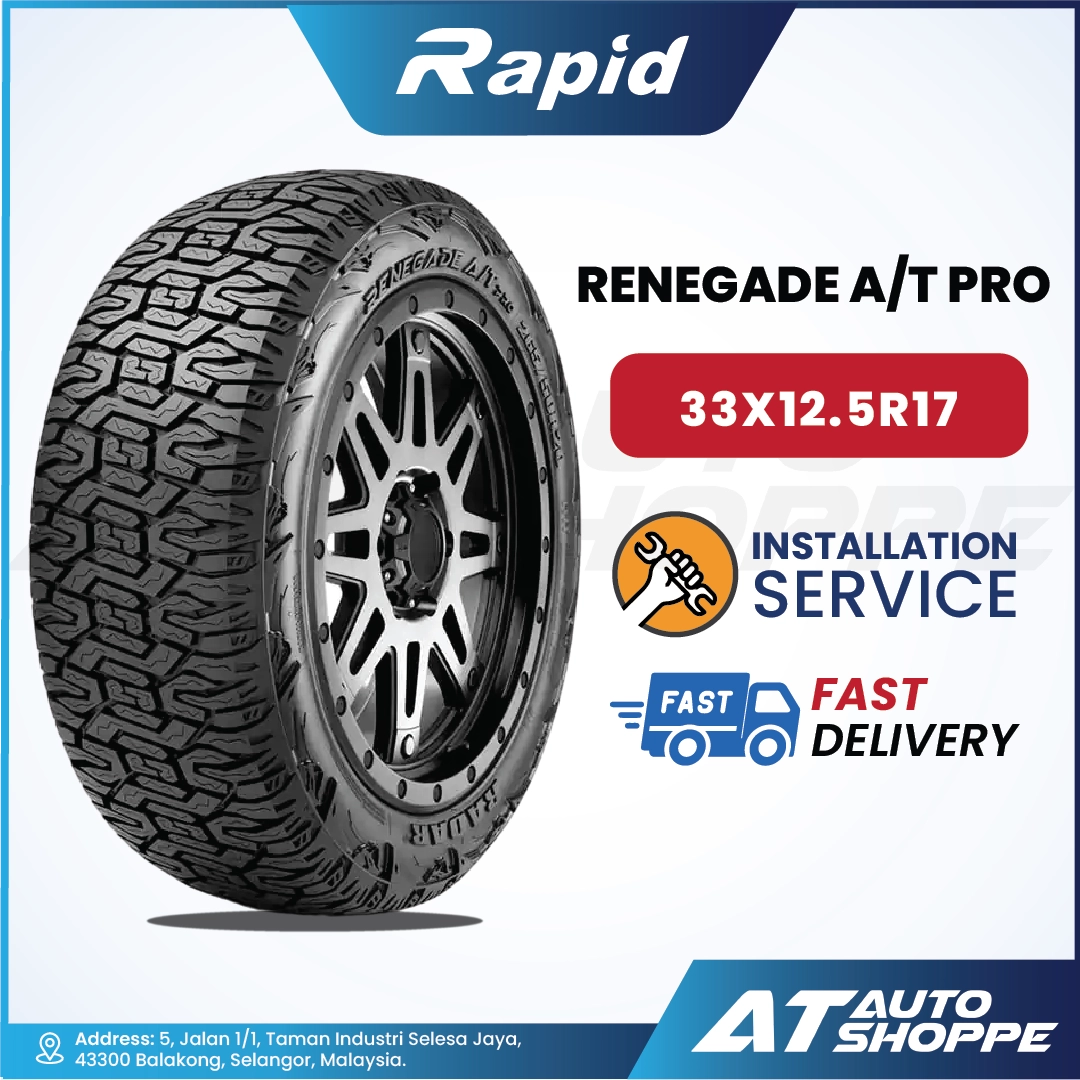 Radar Renegade A/T Pro 17 Inch All Terrain Tyre (1 Tire)