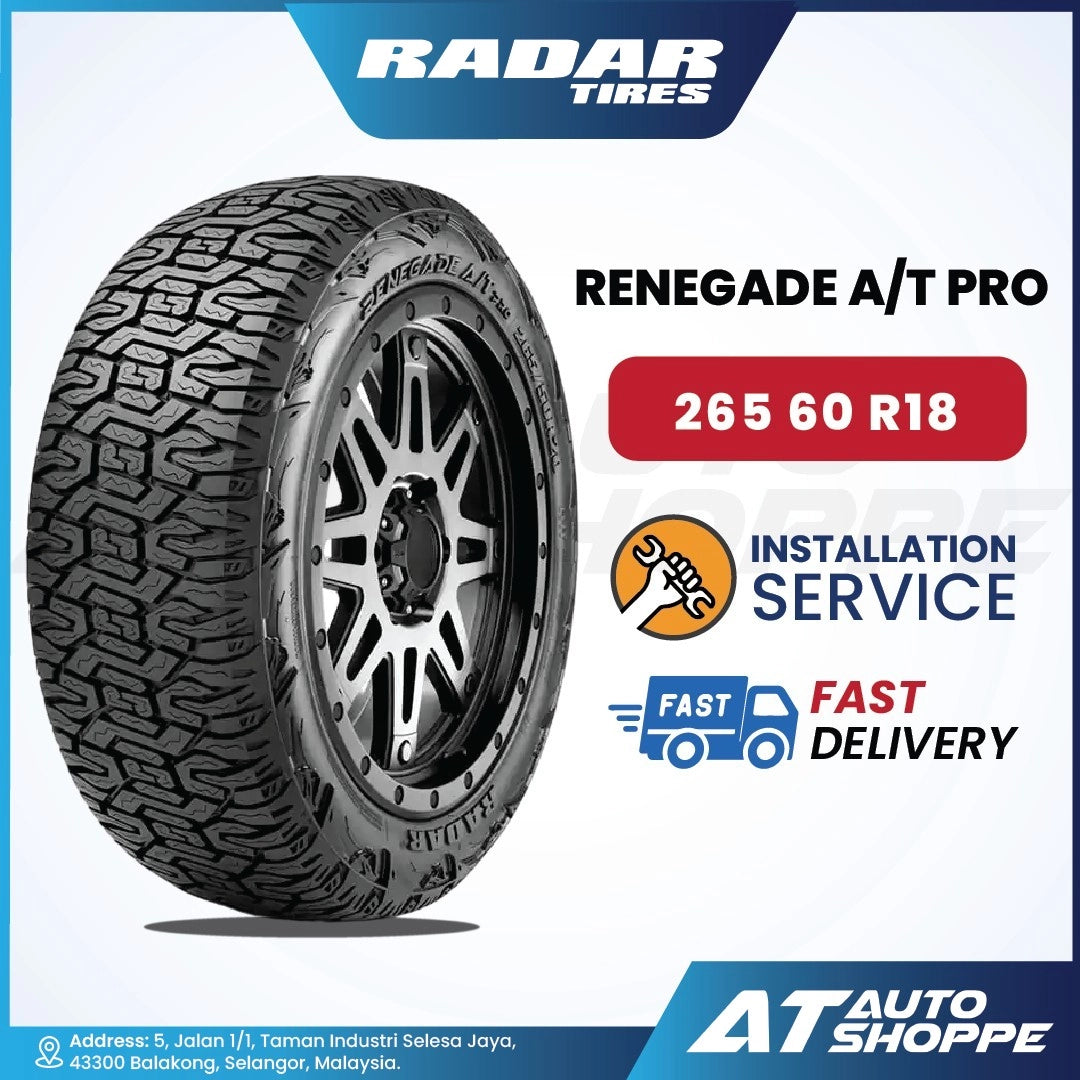 Radar Renegade A/T Pro R18 All-Terrain Tyre (1 Tire)