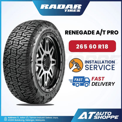 Radar Renegade A/T Pro R18 All-Terrain Tyre (1 Tire)