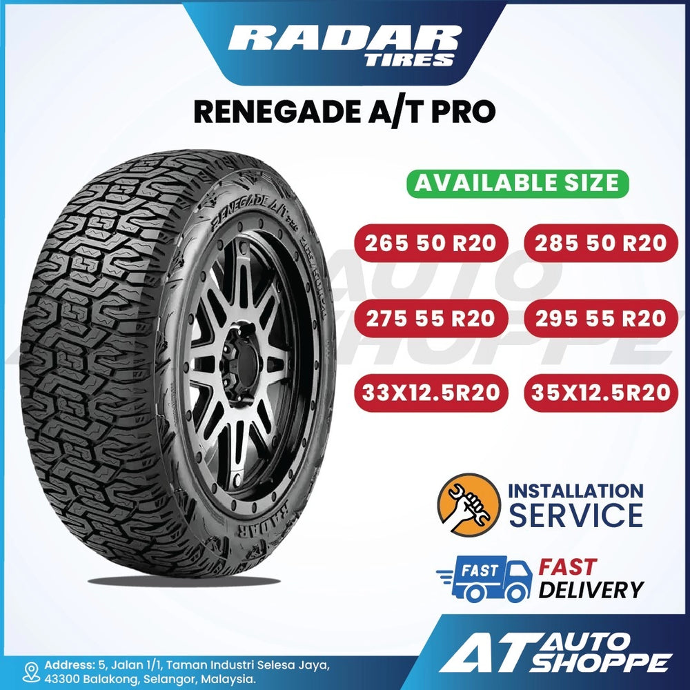Radar Renegade A/T Pro R20 All-Terrain Tyre (1 Tyre)
