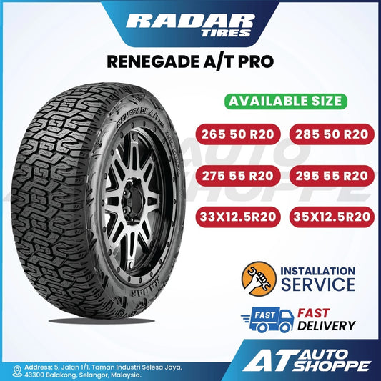 Radar Renegade A/T Pro R20 All-Terrain Tyre (1 Tyre)