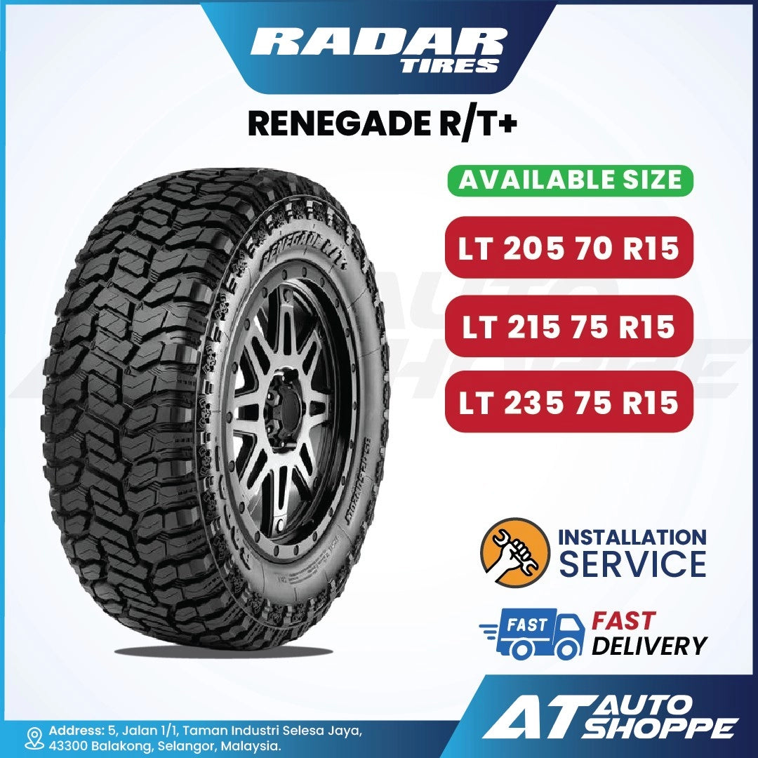 Radar Renegade R/T+ 15 Inch Rugged Terrain Tyre (1 Tire)