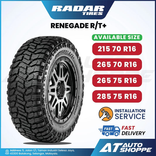 Radar Renegade R/T+ 16 Inch Rugged Terrain Tyre (1 Tire)