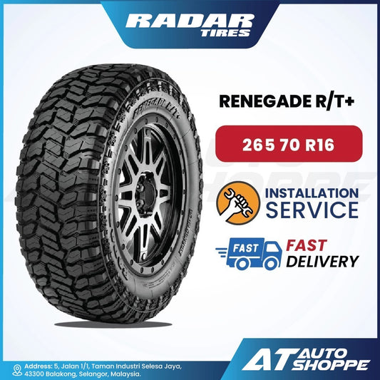 Radar Renegade R/T+ 16 Inch Rugged Terrain Tyre (1 Tire)