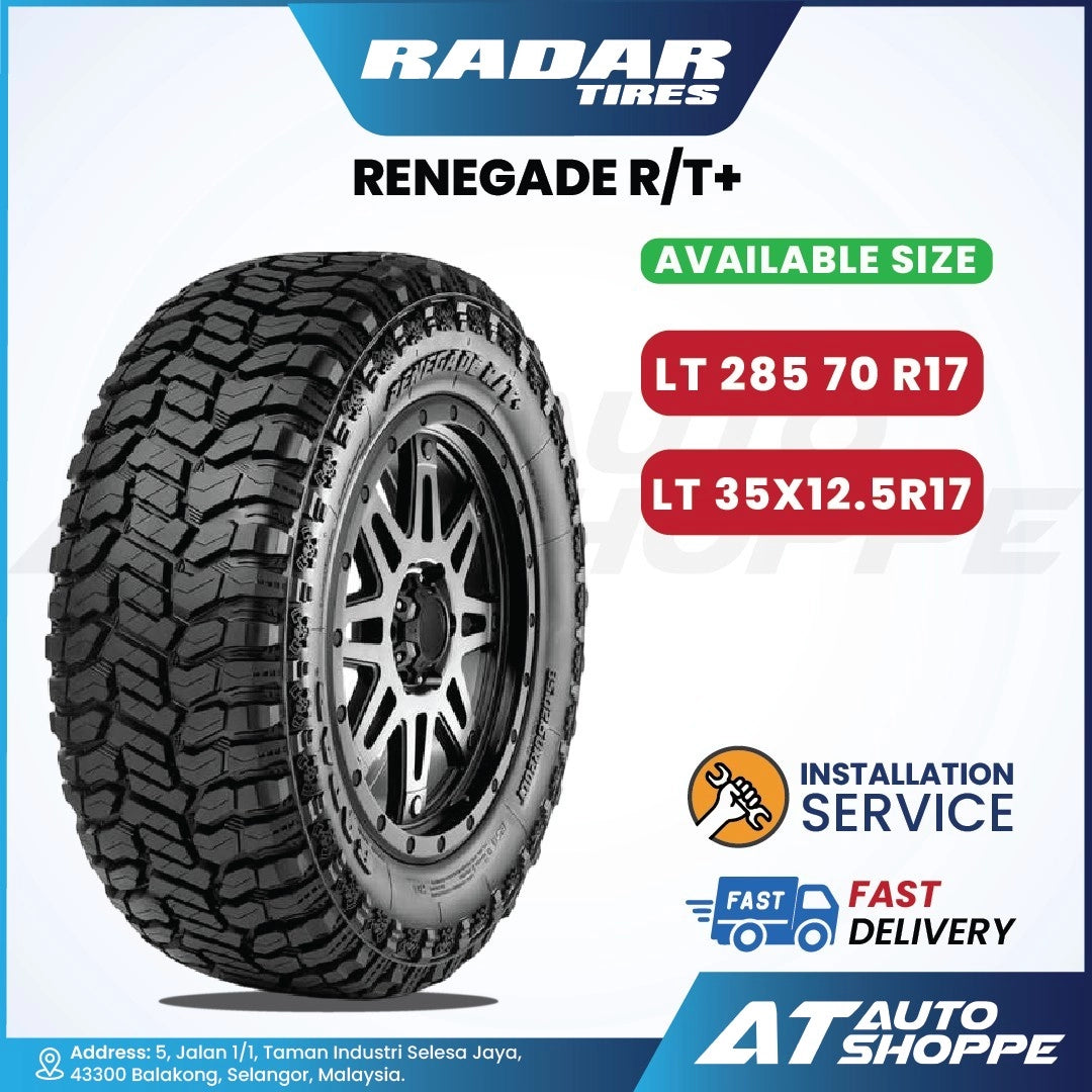 Radar Renegade R/T+ 17 Inch Rugged Terrain Tyre (1 Tire)